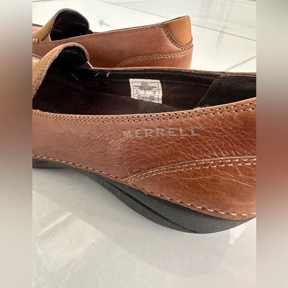 Merrell Parma Leather Slip-On Loafers Women’s 7.5 - Picture 3 of 11